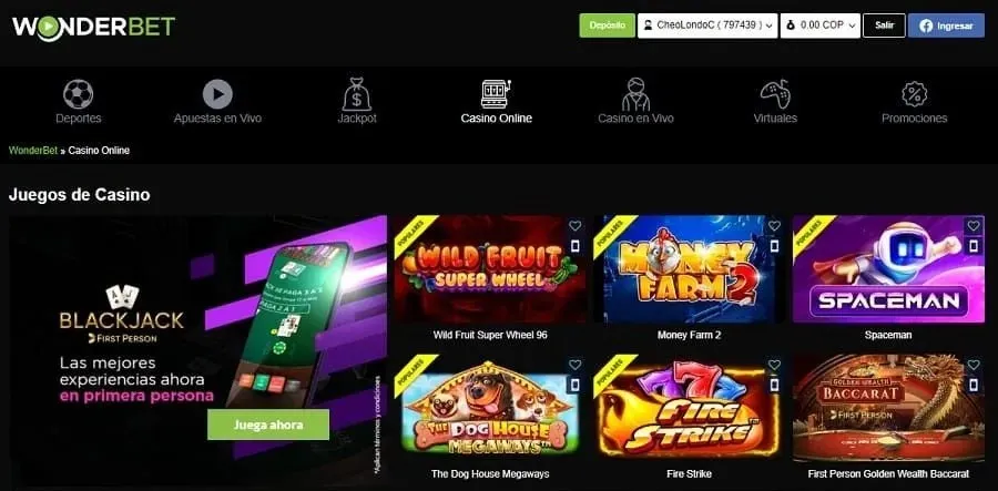 Bonuses and Promotions Wonderbet